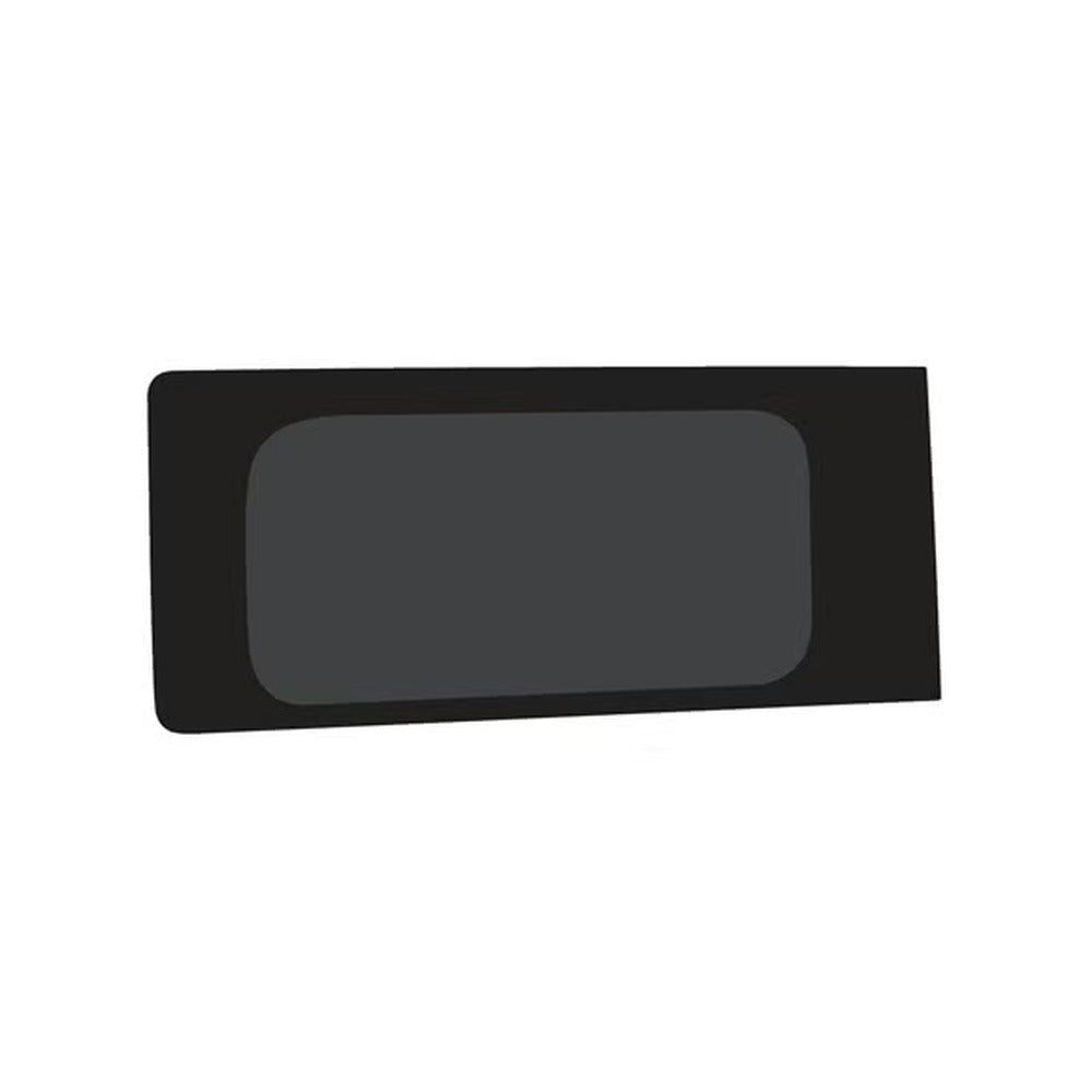 Side window, left, dark, Ford Transit Custom 23-> / VW T7, for sliding door