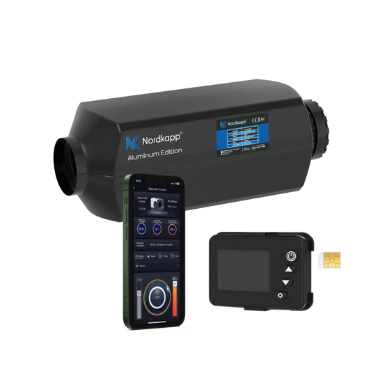 Nordkapp Air GSM 4G/﻿5G Diesel lämmitin 2kW 12V/24V