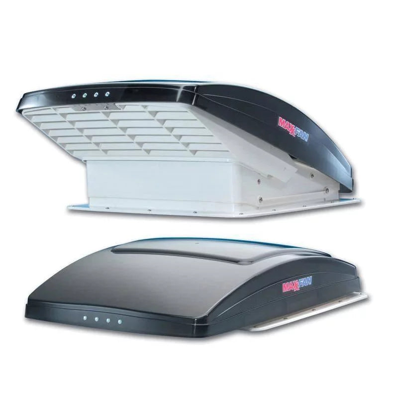 MAXXAIR MAXXFAN DELUXE kattotuuletin 12V 400x400 mm MUSTA