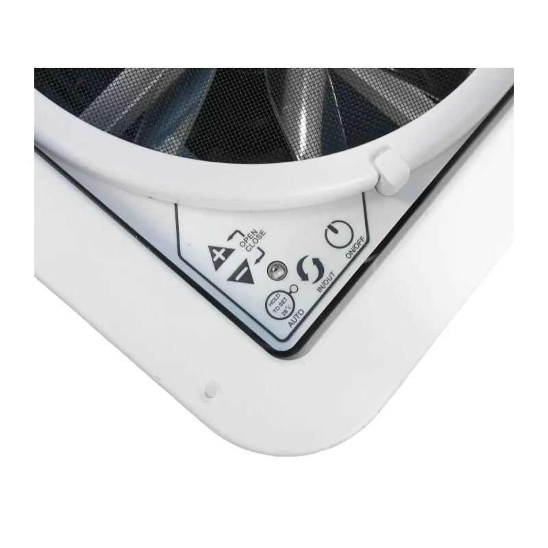 MAXXAIR MAXXFAN DELUXE kattotuuletin 12V 400x400 mm KIRKAS