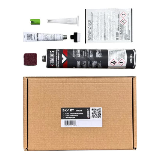 Glass installation kit, Bondkits, single