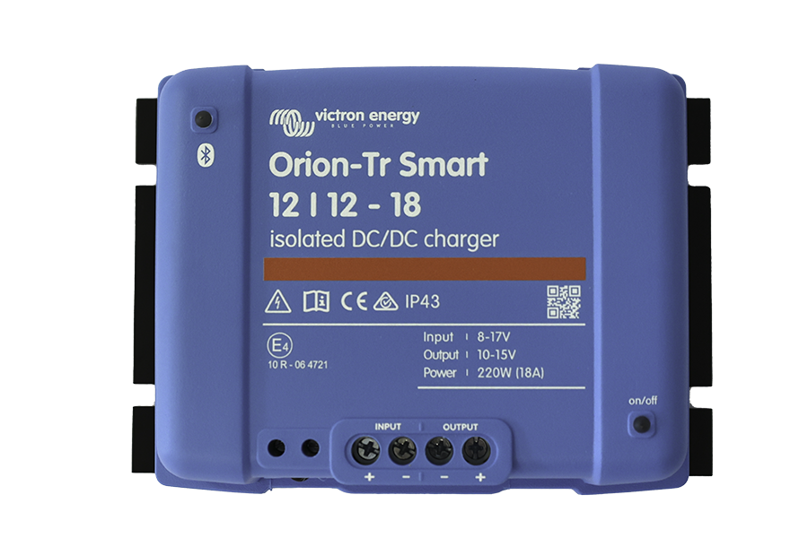 Victron Orion-Tr Smart 12/12-18A eristetty DC-DC ajolataussäädin