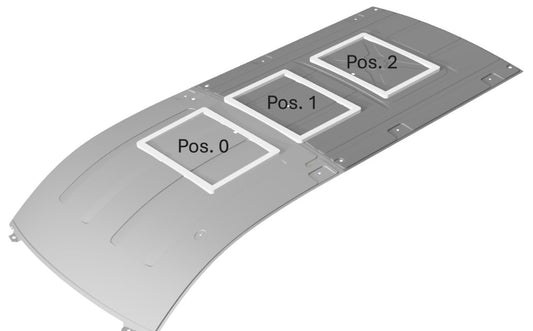Kattoikkunan adapterikehys 70x50 – Ford Transit