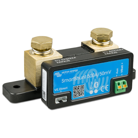 Victron SmartShunt 500A/50mV IP65 akkuvahti Bluetooth – akkumonitori