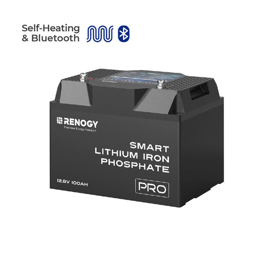 Renogy PRO 12V 100Ah litiumakku lämmityksellä