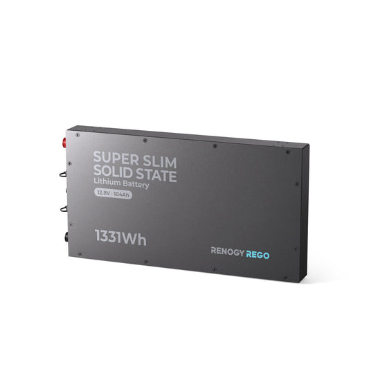 Renogy Solid State 12V 104Ah litiumakku lämmityksellä