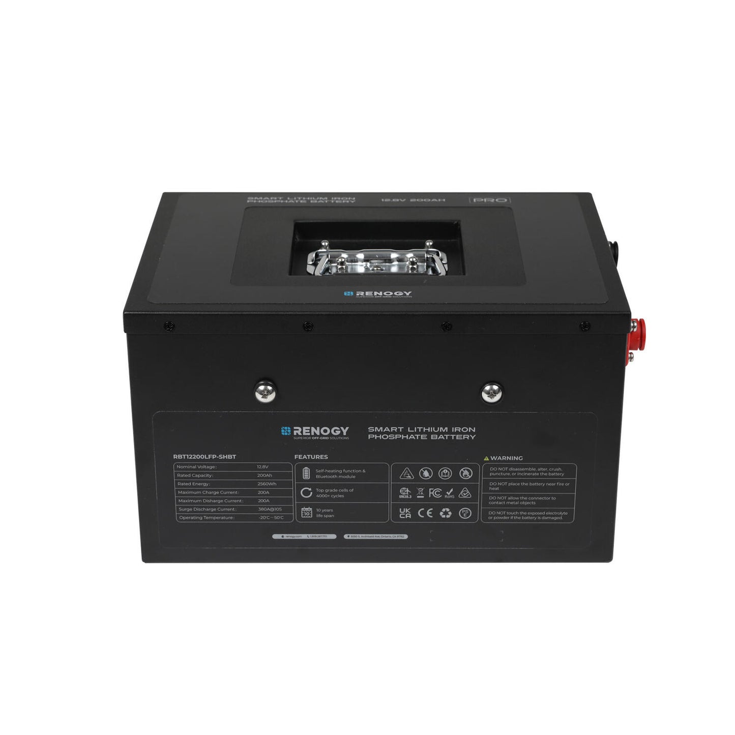 Renogy PRO 200Ah Underseat-akun navat